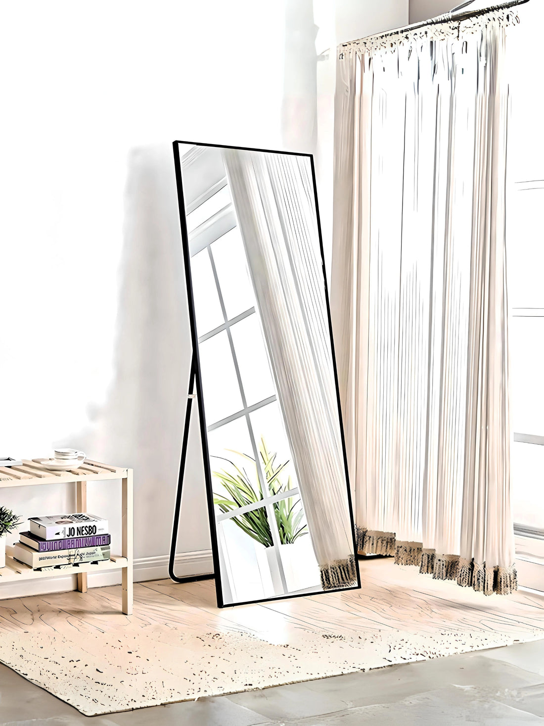 L-Corner Mirror With Stand